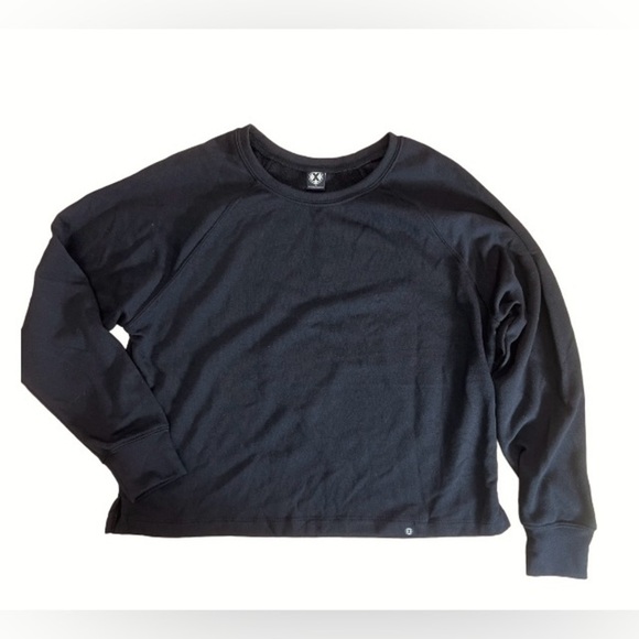 Evolution & Creation Long Sleeve Soft Comfy Casual Lightweight Black Sweatshirt - Picture 1 of 12